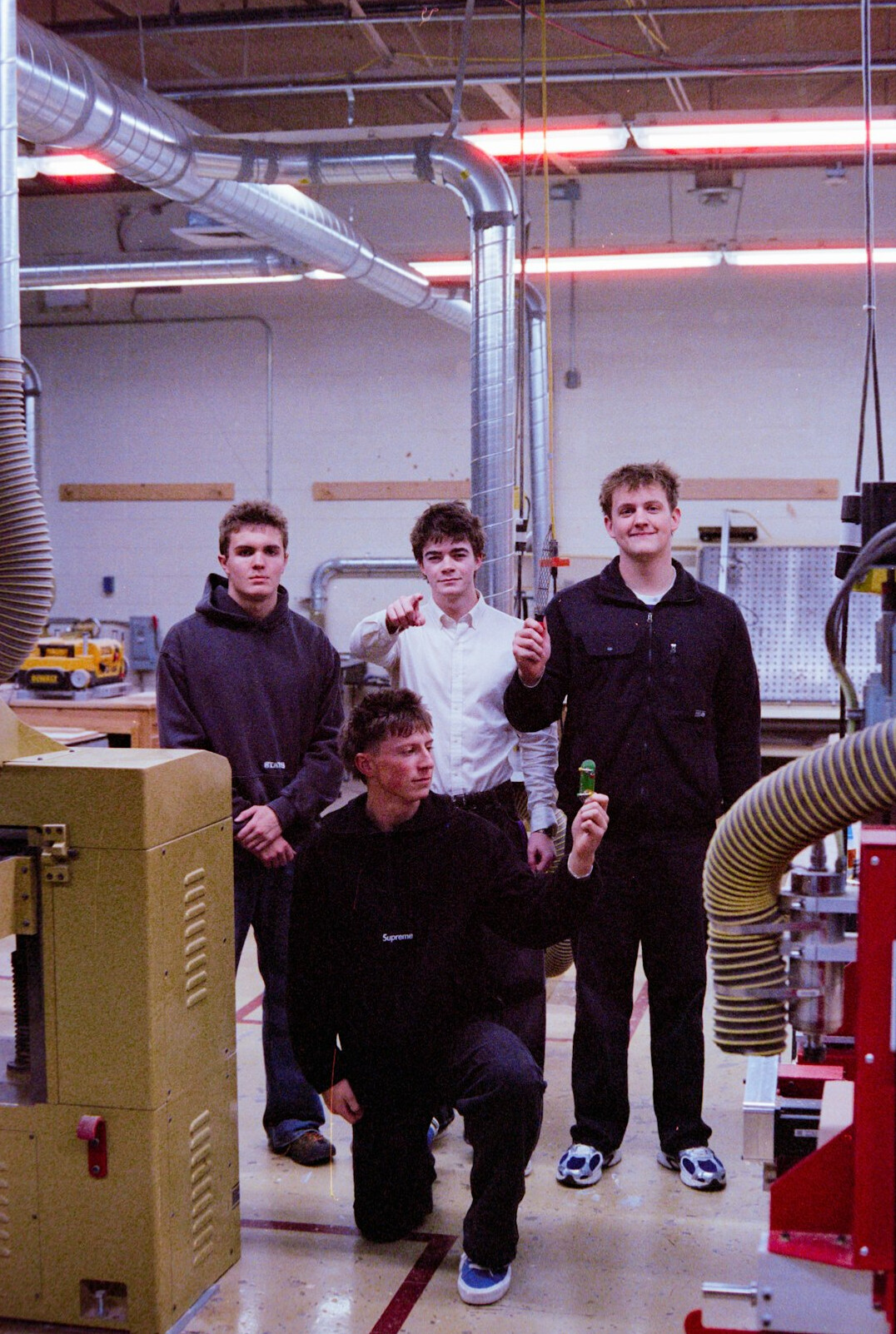 diverse group smiling in workshop