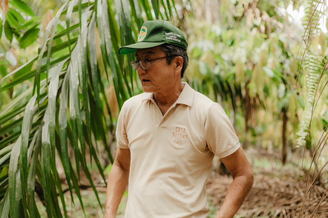 Portrait of a Brazilian male researcher wearing glasses